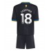 Manchester United Casemiro #18 Tredjedraktsett Barn 2025-26 Korte ermer (+ Korte bukser)